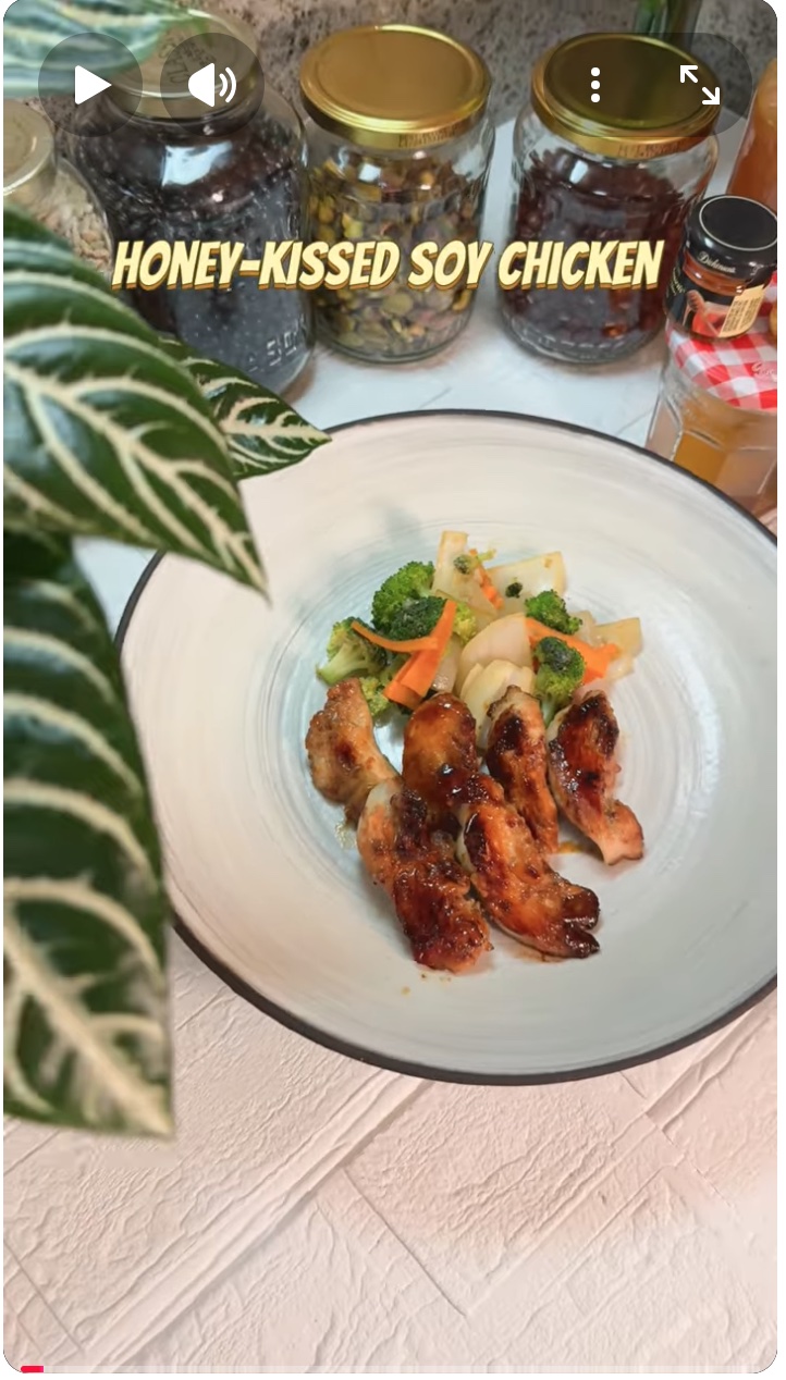 Honey-Kissed Soy Chicken with Vegetables